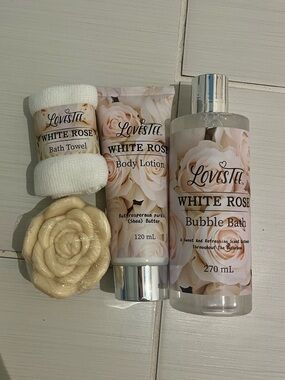 White Rose Bath & Body Set - White Rose